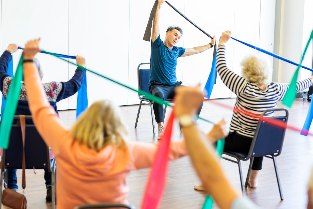 gallery-1 Fitness class for older women.