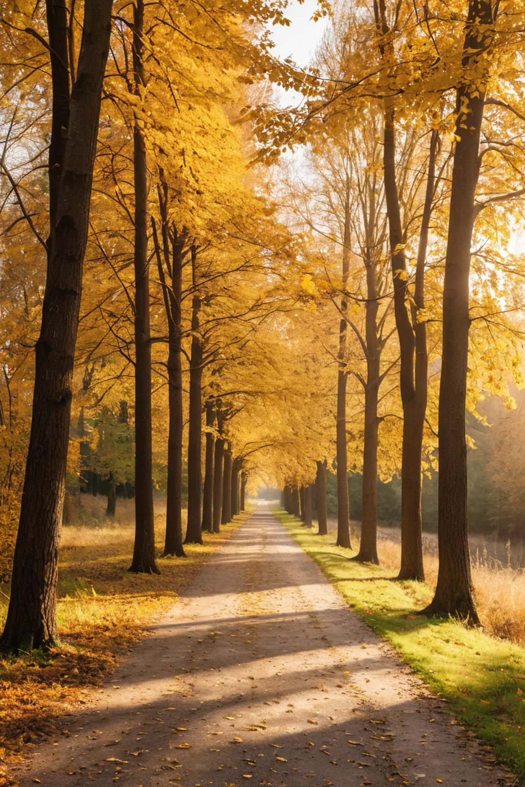 Elderly couple taking a walk through the park. Arboretum Trompenburg, Rotterdam.